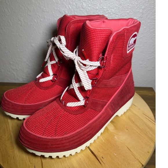 SOREL Tivoli II Go Sneaker Boot Women's Rocket/Sea Salt Laces Waterproof Sz 11 - Picture 6 of 8